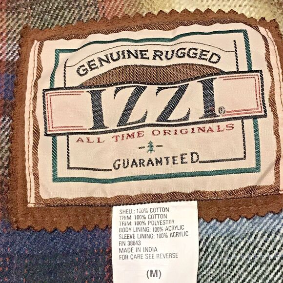 Izzi Rugged Blanket Lined Chore Jacket Women's M Canvas Corduroy Field Barn Coat - Picture 9 of 14